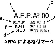 AFPAによる格付マーク